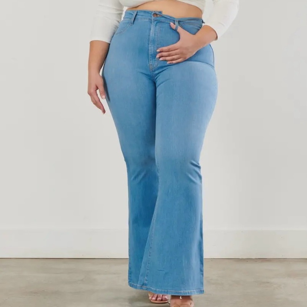 Plus Flare Jeans Tall